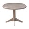 International Concepts Round 36 in Rd Top Pedestal Table, 12 in Leaf, 28.9 inH, Dining Ht, Washed Gray Taupe, 36 in W, 48 in L K09-36RXT-27B - alternate 4